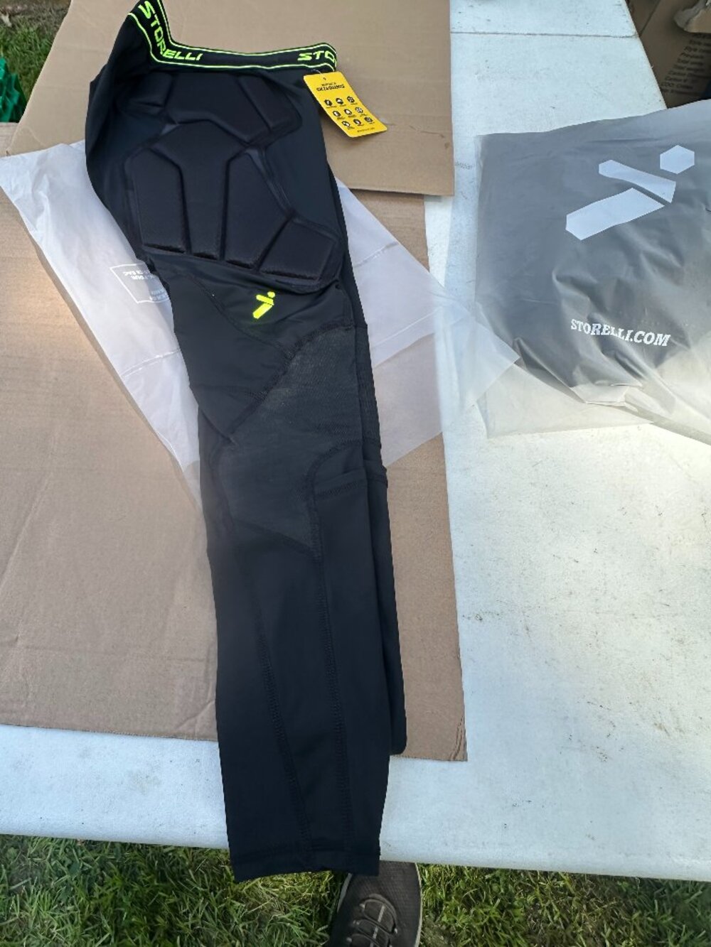STORELLI BS GK LEGGINGS 4 BLACK S